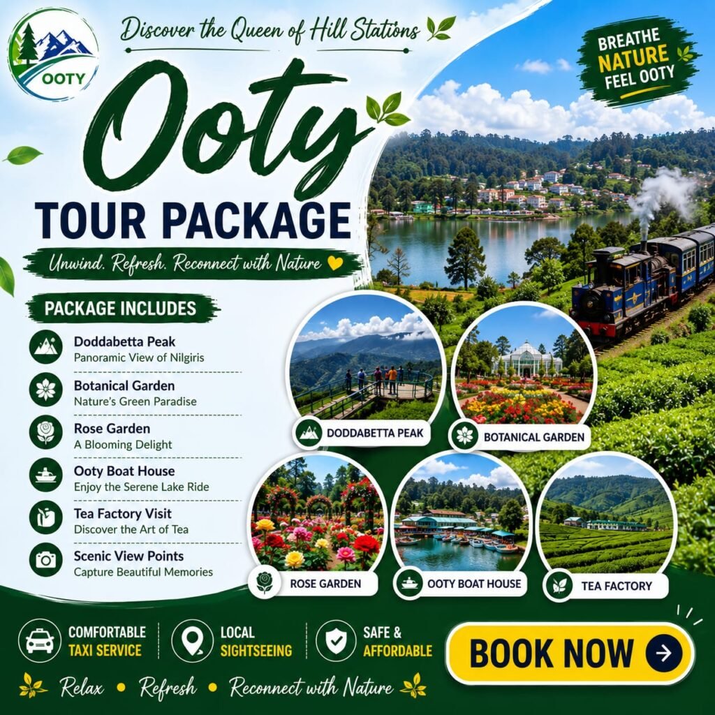 Ooty Tour package